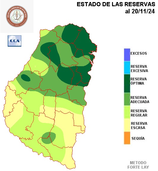 Mapa de reservas