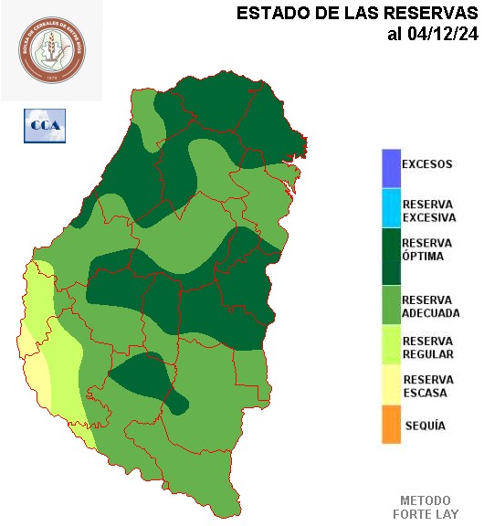 Mapa de reservas