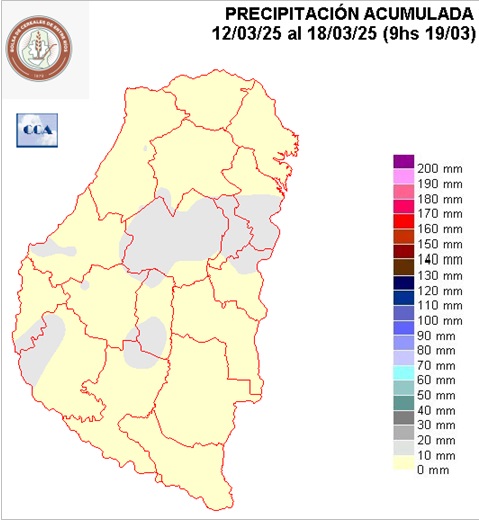 Mapa de precipitaciones