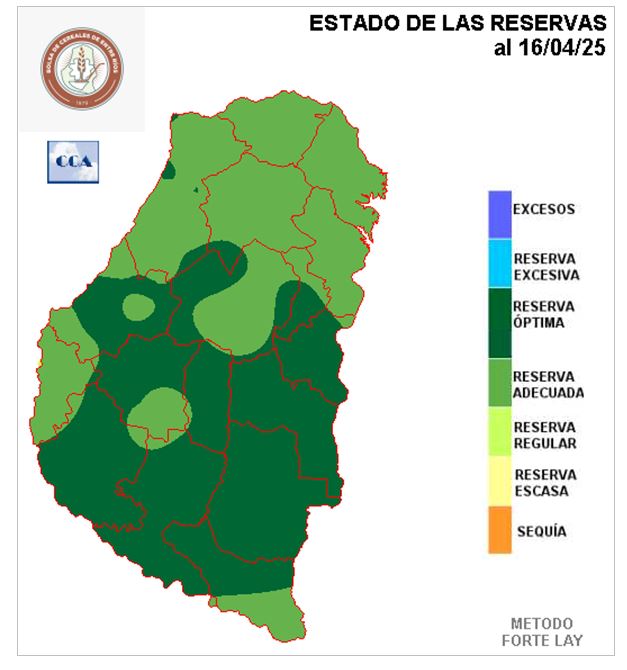Mapa de reservas