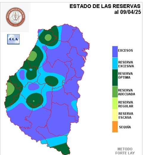 Mapa de reservas