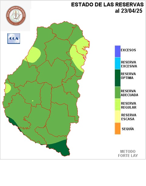 Mapa de reservas