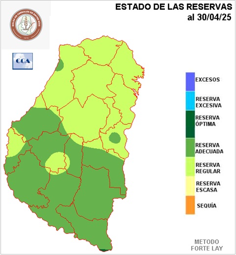 Mapa de reservas
