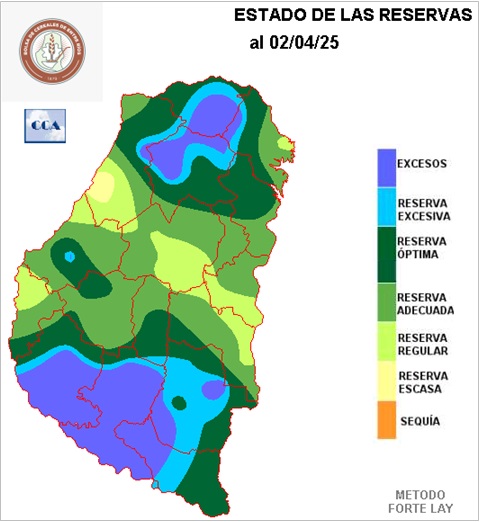 Mapa de reservas