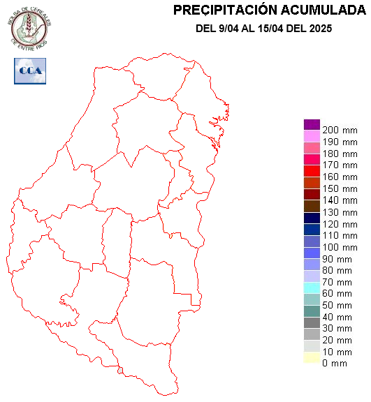 Mapa de precipitaciones
