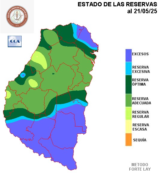 Mapa de reservas