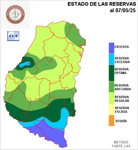 Mapa de reservas