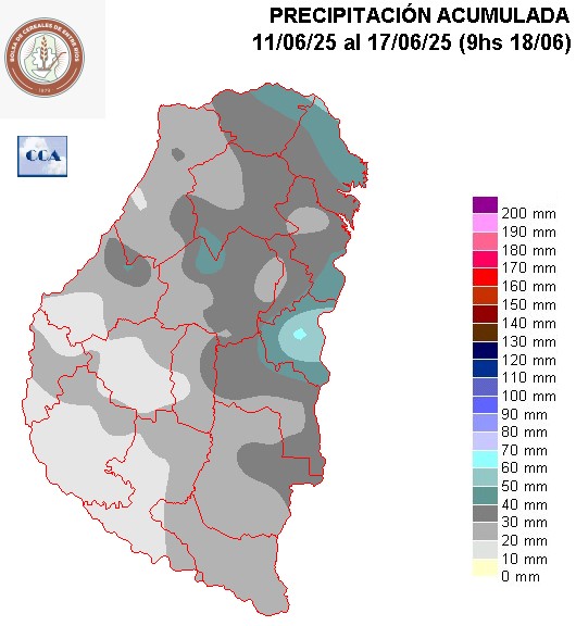Mapa de precipitaciones