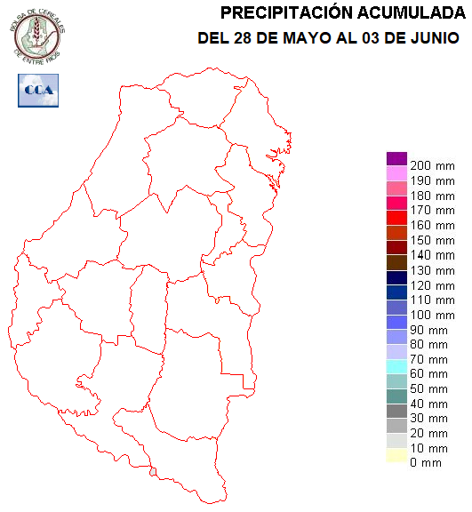 Mapa de precipitaciones