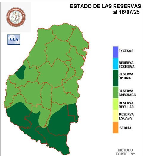 Mapa de reservas