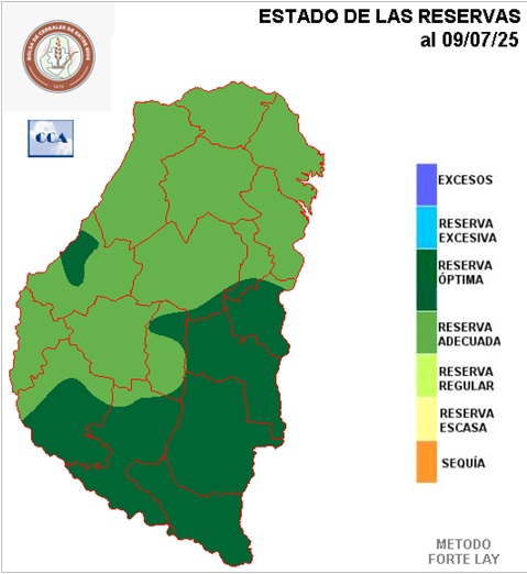 Mapa de reservas