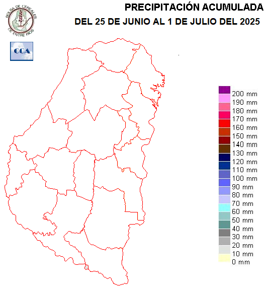 Mapa de precipitaciones