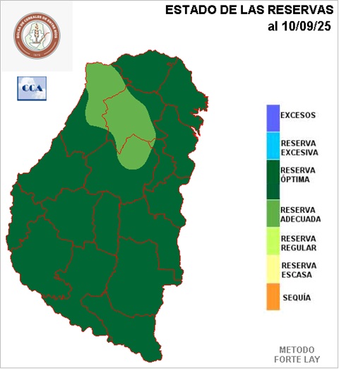 Mapa de reservas