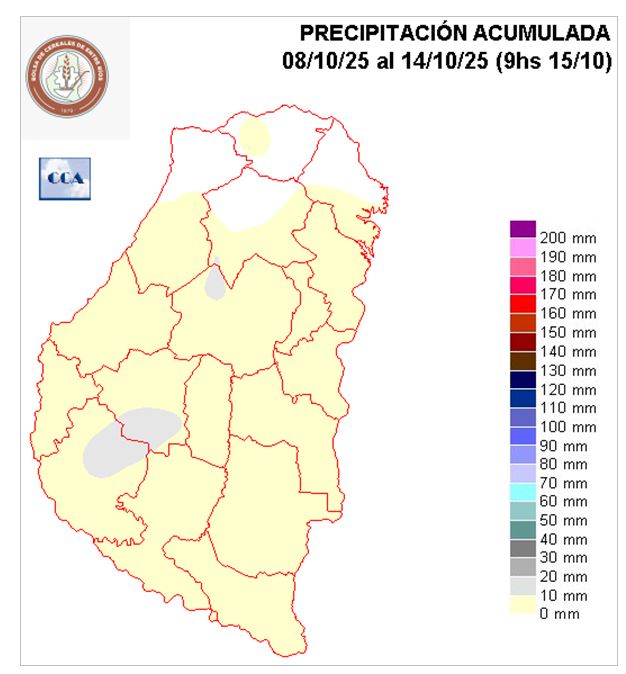 Mapa de precipitaciones