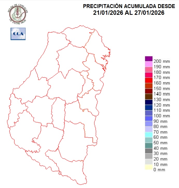 Mapa de precipitaciones