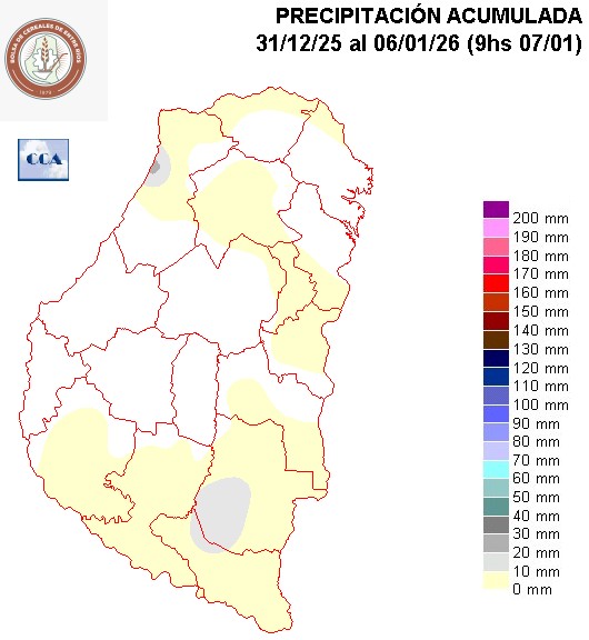Mapa de precipitaciones
