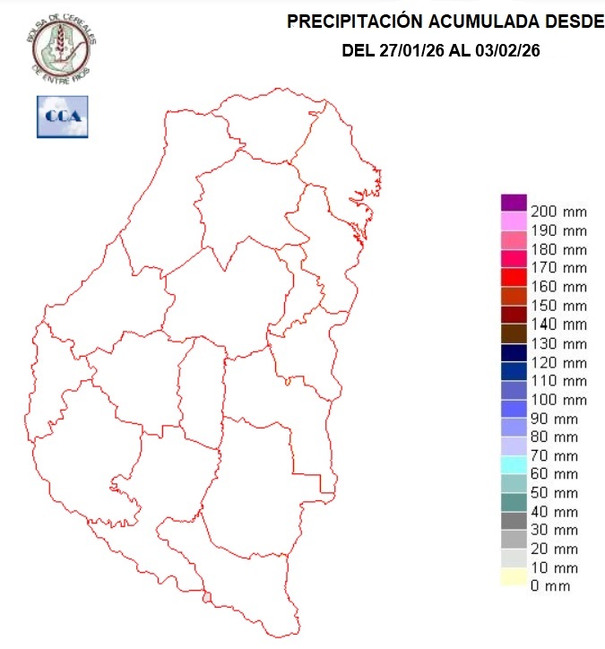 Mapa de precipitaciones