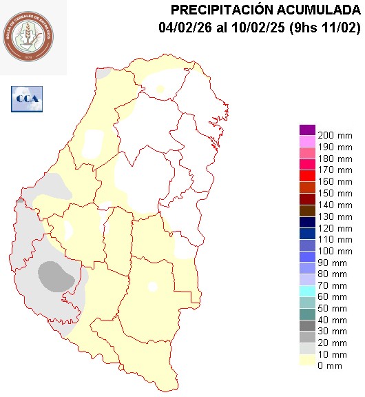 Mapa de precipitaciones