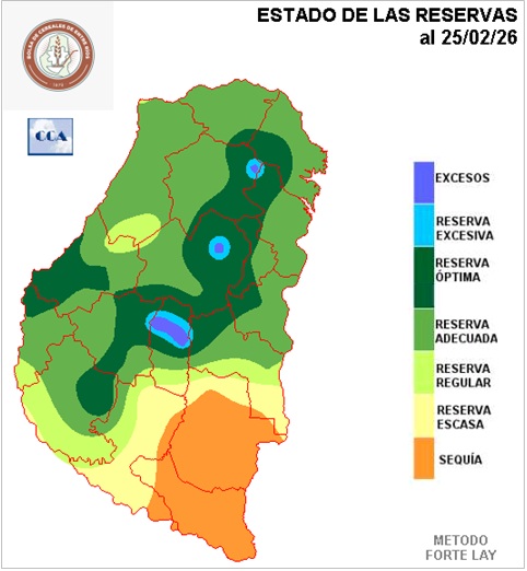 Mapa de reservas
