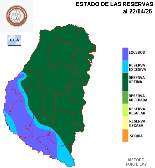 Mapa de reservas