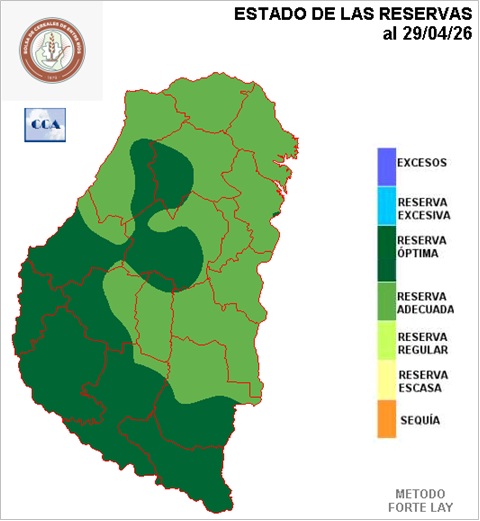 Mapa de reservas