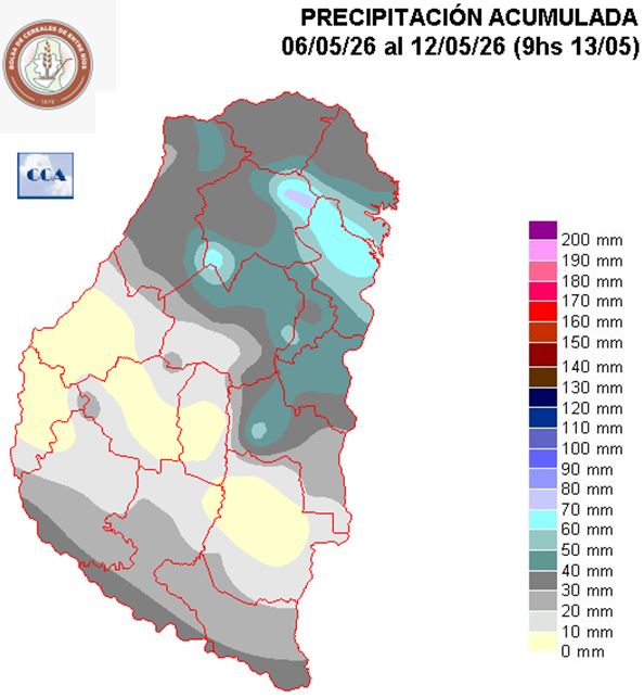 Mapa de precipitaciones