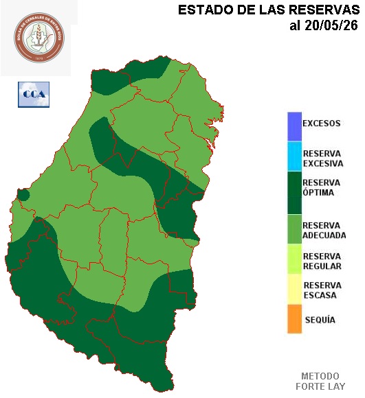 Mapa de reservas
