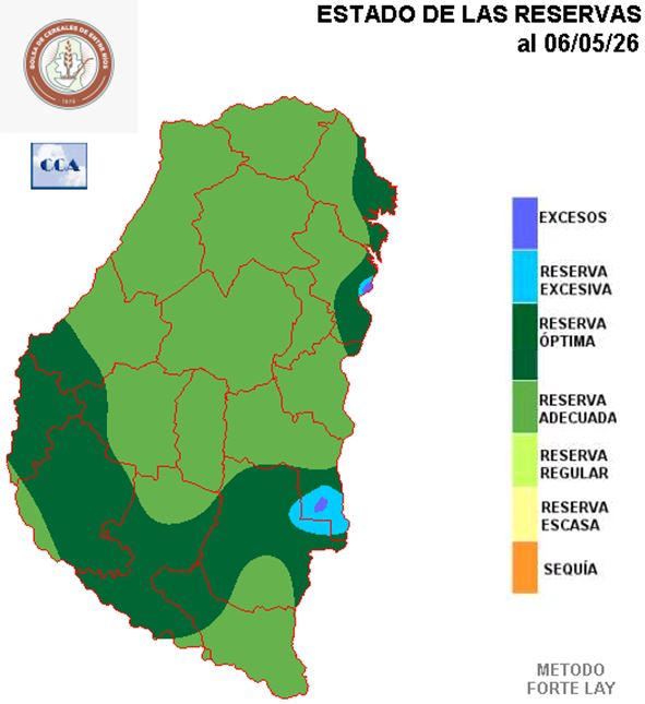 Mapa de reservas
