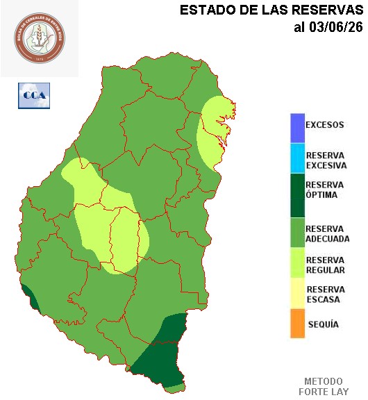 Mapa de reservas