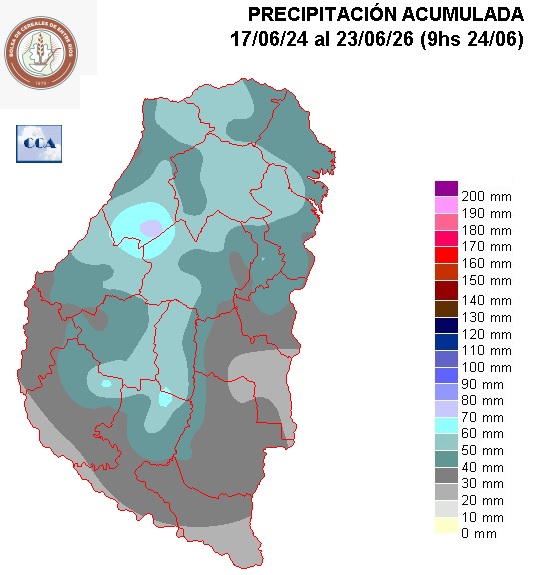 Mapa de precipitaciones