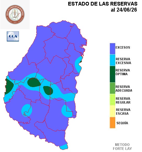 Mapa de reservas