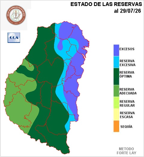 Mapa de reservas