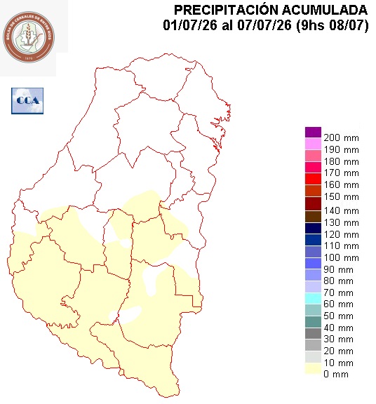 Mapa de precipitaciones