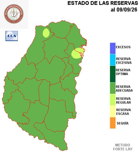 Mapa de reservas