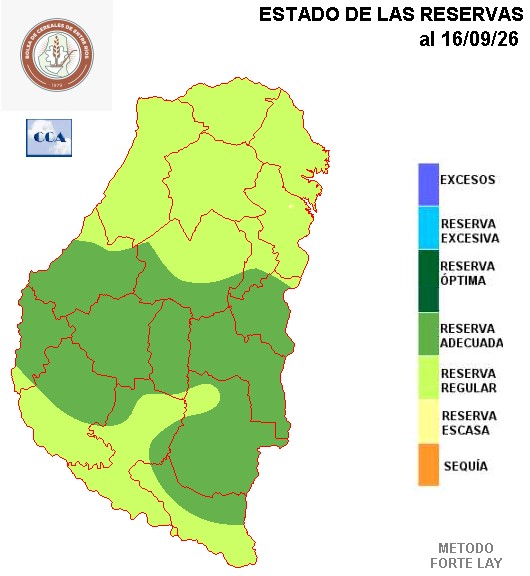 Mapa de reservas