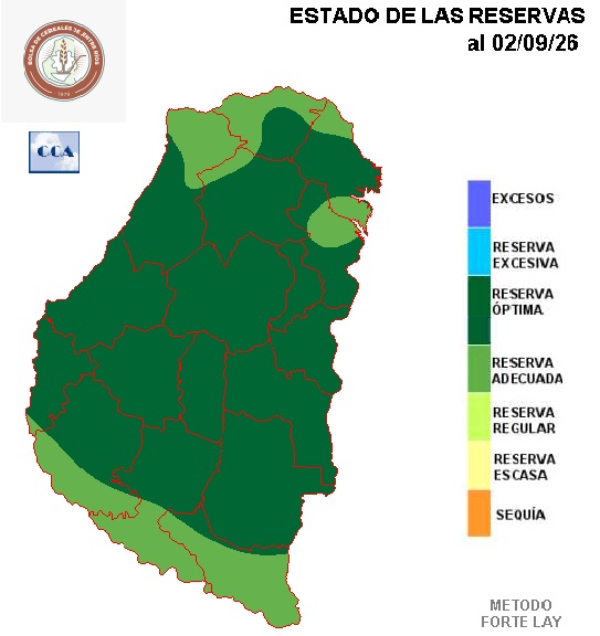 Mapa de reservas